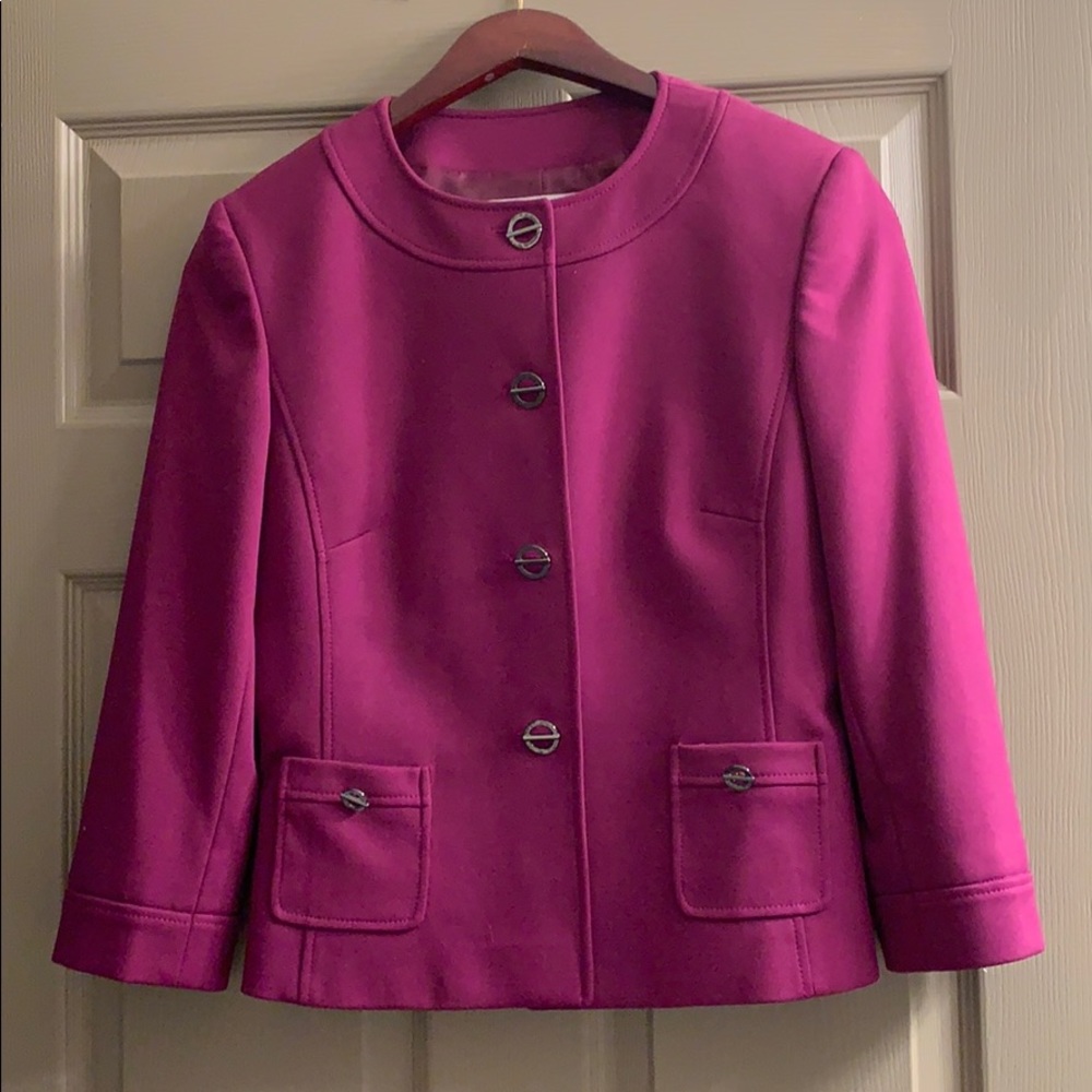 Fuchsia Skirt Suit